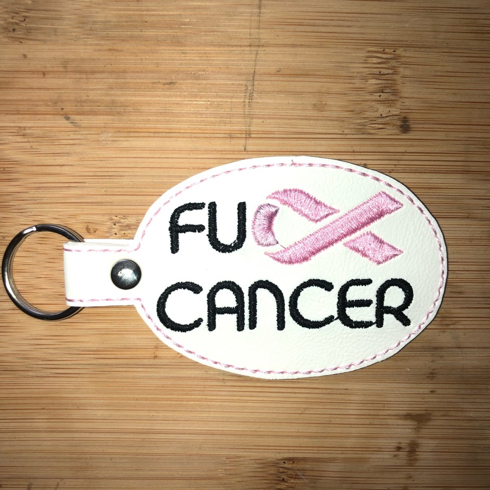 Forget Cancer keychain